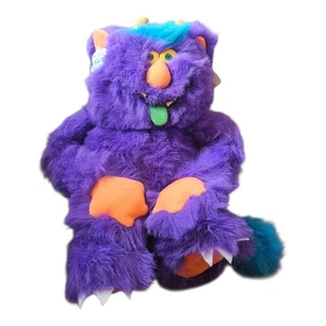 Juguete de peluche Russ vintage Weirdo Willy púrpura mascota monstruo con etiquetas - Imagen 1 de 5