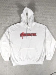 Gildan Heavy Blend Hooded Pullover Sweatshirt Hoodie Streetfighterz L Vintage - Picture 1 of 11