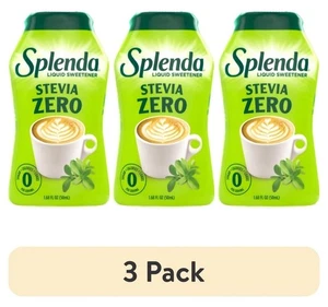 (Paquete de 3) Edulcorante líquido Splenda Stevia cero calorías, botella de 1,68 fl oz - Imagen 1 de 6