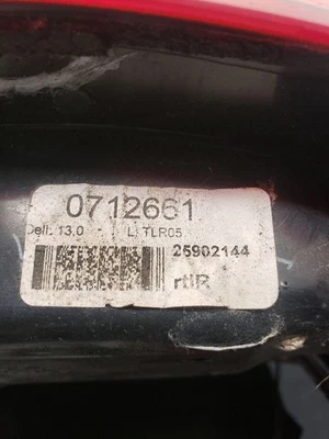 Passenger Tail Light Sedan VIN D 4th Digit V-series Fits 08-14 CTS 1356130 - Image 1 of 4