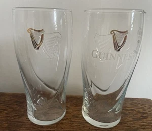 Guinness Glasses new design 200Z x2 New! - Picture 1 of 3
