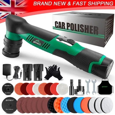 BATOCA S5 Cordless Car Polisher Mini Buffer Sander Polishing Machine Small DA RO