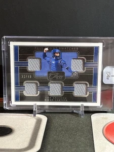 2023 Panini Three and Two Full Count Swatches /49 Diego Cartaya #FCS-DC - Picture 1 of 6