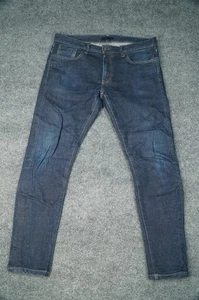 Uniqlo Jeans Herren 33x32 passt 34x29 Blau Slim Fit Kaihara Japanese Selvedge Denim - Bild 1 von 17