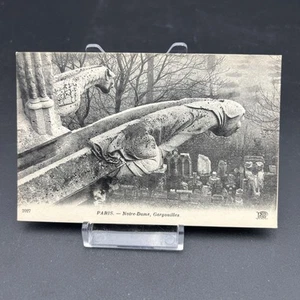 Postcard RPPC Notre Dame Gargouilles Paris France #2027 Neurdein Studio - Picture 1 of 6