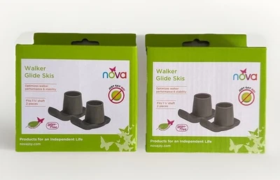 Esquís deslizantes Nova Walker, cajas de dos-2 unidades, nuevos en caja Foto 1 de 2