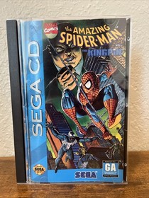 Amazing Spider-Man vs. The Kingpin (Sega CD, 1993) CIB With Reg Card Tested