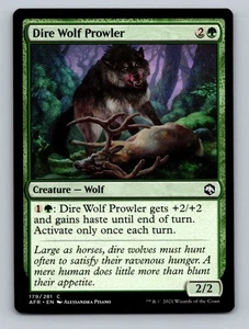 Dire Wolf Prowler (179) Adventures in the Forgotten Realms AFR MTG Magic - Bild 1 von 2