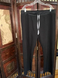 Figs Technical Collection Scrub Pants Scrubs Womens XL/P Black T21003P - Picture 1 of 5