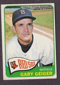 1965 Topps Baseball card #452 Boston Red Sox Gary Geiger - Picture 1 of 2