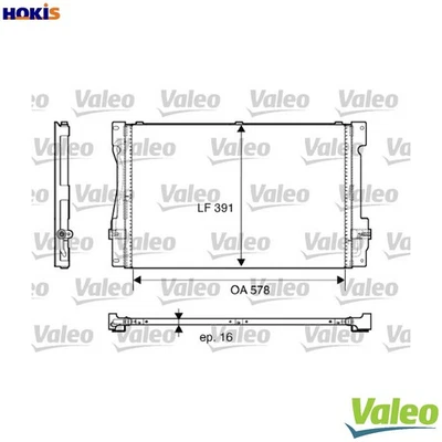 CONDENSER AIR CONDITIONING 817675 FOR VOLVO 850/Rural S80 S70 XC70/CROSS/SUV - Image 1 of 4