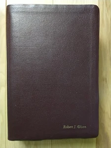 NKJV Nelson Complete Study System Bible 2886BG USA 1997 Burgundy Genuine Leather - Foto 1 di 15