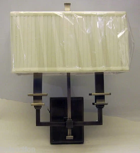 Hudson Valley Antique Nickel 2 Light Wall Sconce 242-AN - Picture 1 of 2