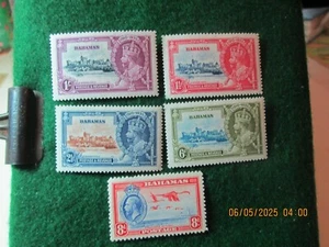 5 BERMUDA BRIEFMARKEN SCOTT'S # 141-144 + 96, MLH GUT ZENTRIERTE BRIEFMARKEN. - Bild 1 von 2