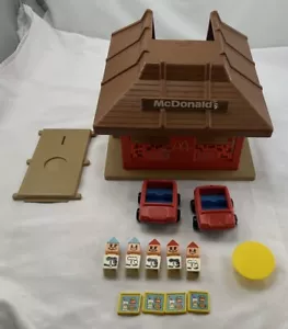 1974 Playskool McDonalds Spielset vertraute Orte guter Zustand KOSTENLOSER VERSAND - Bild 1 von 11