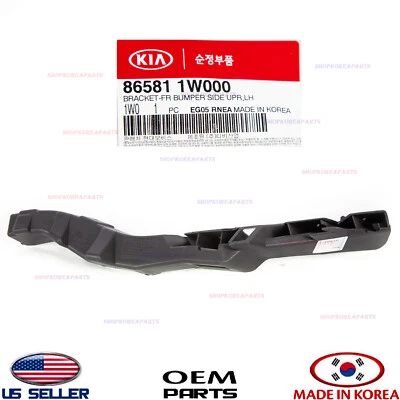 Soporte de parachoques delantero genuino lado del conductor izquierdo ⭐OEM⭐ Kia Rio sedán 2012-2015 Foto 1 de 4