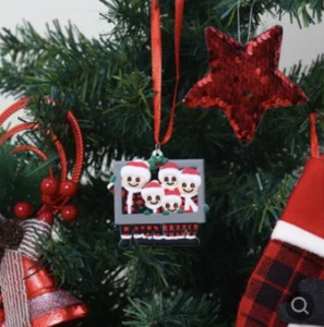 Christmas-Tree Hanging Family-Photo Frame Gift Small Pendant Decoration Santa - Picture 1 of 4