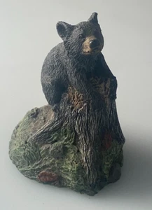 Vintage Cold Cast Bronze Bear Cub by Charles Earnhardt - Picture 1 of 3