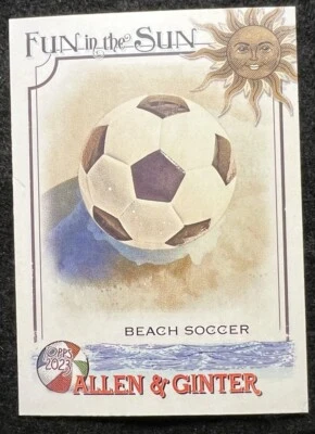 2023 Topps Allen & Ginter #FITS-8 - Beach Soccer - Insert - Image 1 of 2