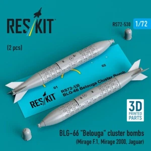 BLG-66 Belouga Cluster Bombs (2 pcs) (Mirage F.1, Mirage 2000, Jaguar) 1:72 - Picture 1 of 3