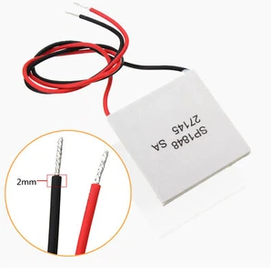 Thermoelectric Power Generator Peltier TEG Module High Temperature 150℃ 40*40mm - Picture 1 of 5