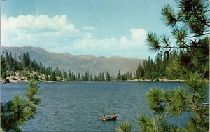 Hume Lake California 1970? Chrome Postcard: Kimgs Canyon National Park Unsent - Picture 1 of 2