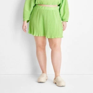 Women's Exaggerated Flowy Plisse Mini Skirt -Gabriella Karefa Johnson 3x - Picture 1 of 1