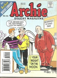 ARCHIE COMICS ~ ARCHIE DIGEST MAGAZIN #144 ~ DEZEMBER 1996 ~ KOMPLETTER COMIC - Bild 1 von 1