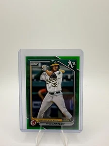 2024 Bowman Draft - Green #BD-141 Myles Naylor /99 (RC) Color Match 🔥 - Picture 1 of 2