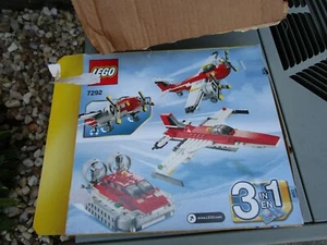 LEGO Creator "Elica Avventure" Set 7292 Manuale Pezzi Mancanti??? - Foto 1 di 5