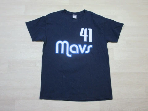 VTG Dirk Nowitzki Jersey T Shirt Men's (L) #41 Dallas Mavericks NBA Basketball Cover