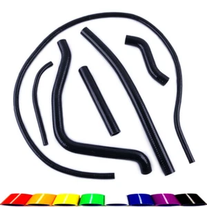 Black For 2005 POLARIS SPORTSMAN 700 EFI  Silicone Radiator Coolant Hose  - Picture 1 of 8