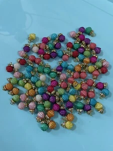 Pearl Beads latkan For designer Suits And Scarfs.(20 beads pp) Buttons Beads - Picture 1 of 5