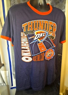 Ultra Game-Men's blue/orange NBA OKC Thunder shirt size XL - Image 1 of 4