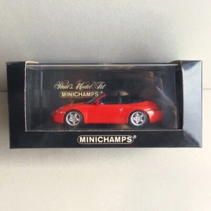 MINICHAMPS 1:43 Porsche 911 Carrera S Cabriolet 2005 Red model car - Picture 1 of 13