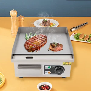 Elektro Grillplatte Bratplatte Elektrogrill Griddleplatte Bräter Griddle Gastro - Bild 1 von 14