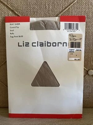 1990’s Liz Claiborne Size Small Silky Sheer Control Top Raffia Pantyhose Nylons - Image 1 of 4