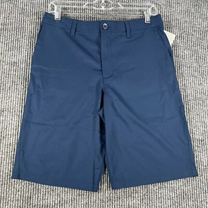 Under Armour Youth Boys Shorts 18 Blue Chino Loose New with Tags NWT 10" Inseam - Picture 1 of 19