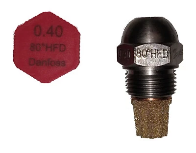 Danfoss Düse 0.40 gph. 80 Grad HFD für z.B. Buderus 030H8004 BE-A 1.1 17