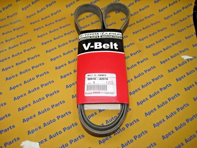 Toyota Corolla Matrix 1.8L 4Cyl Fan and Alternator Serpentine Belt OEM 2010-19 - Image 1 of 3