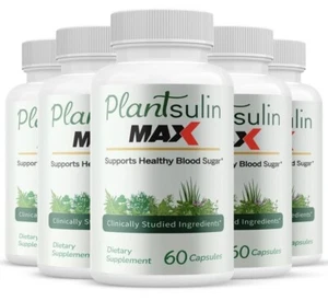 (5 Pack) Plantsulin MAX Pills, Advanced Immune Defense Support and Weight Loss - Picture 1 of 1