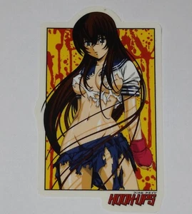 HOOK-UPS - Battle School - Skateboard Sticker / Manga Girl Grafik - Bild 1 von 1