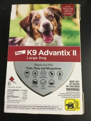 K9 Advantix II Flea & Tick Medicine Large Dog 6 Month Supply Pack 4028 - Image 1 of 3