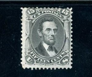 Scott 98 NG FVF US 1867 Lincoln + F Grill SCV $1,600 - Picture 1 of 2
