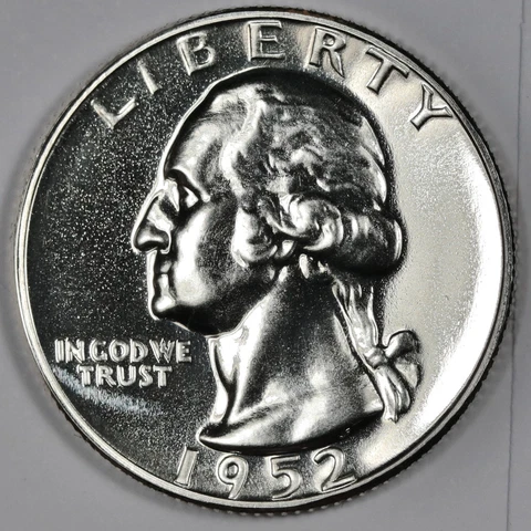 1952 Washington Quarter.  "Super Bird".  Proof.  187552 Cover
