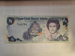 2006 Cayman Islands $1 Dollar HRH Queen Elizabeth II Bank Note - Picture 1 of 2