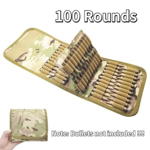 CP 100 Rounds Rifle Bullet Cartridge Ammo Pouch for .308 cal. 30-30 30-06 9mm - Picture 1 of 11