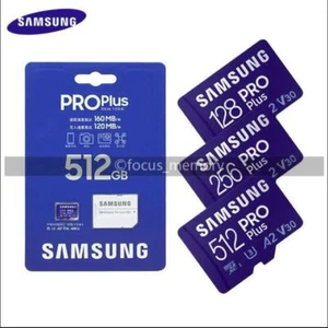 Samsung Pro Plus Micro SD Card Memory Card 128GB/256GB/512GB for Tablet / Phone - Picture 1 of 14