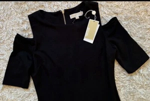 Michael Kors Bleistift Kleid SchwarzSchulterfrei Gr. S - Bild 1 von 12