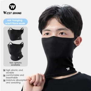 WEST BIKING Bicycle Face Mask High Elasticity Breathable Bike Sports Mask - Picture 1 of 25
